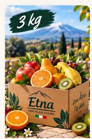 Etna Fruit Box 3 kg mit Früchten