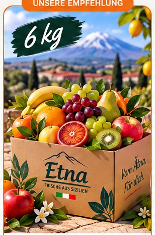 Etna Fruit Box 6 kg mit Früchten
