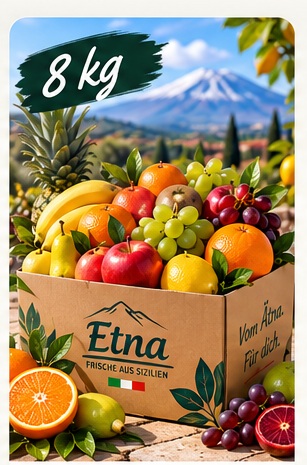 Etna Fruit Box 8 kg mit Früchten